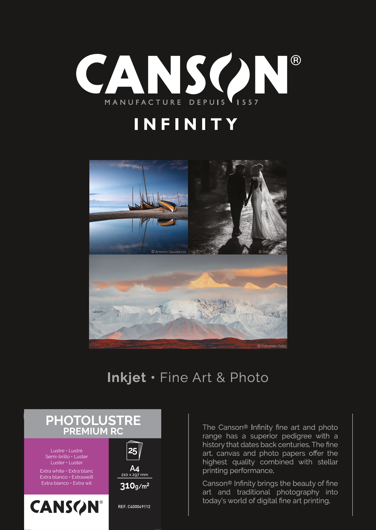 Canson Photo Lustre Premium RC 310gsm