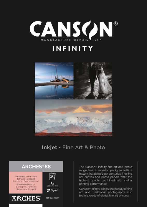 Canson Arches 88 Rag 310gsm